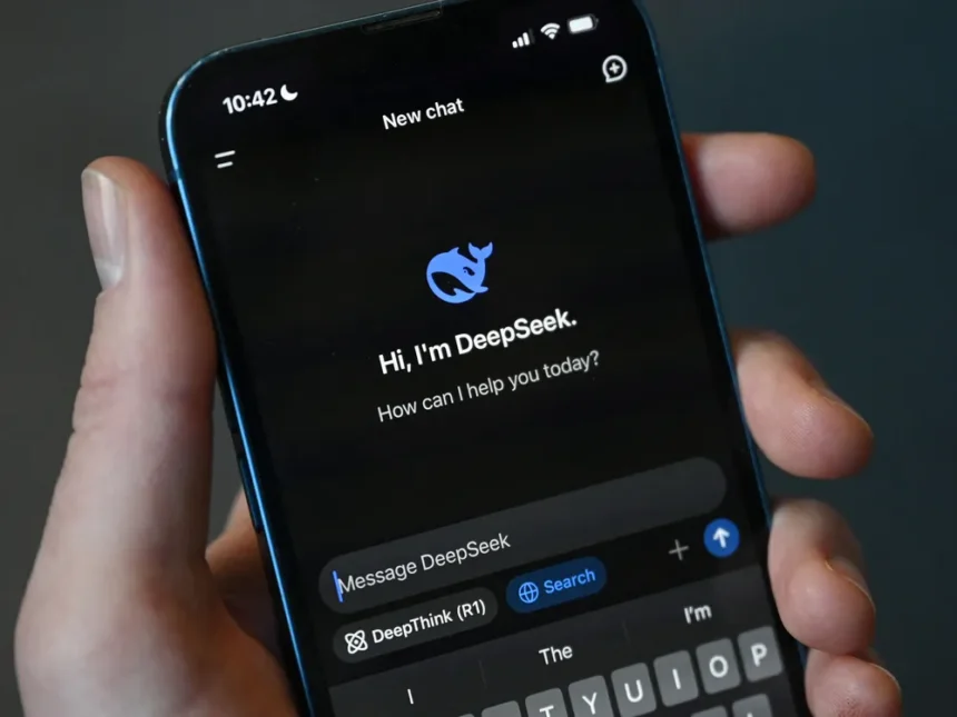 Deep seek AI mobile app